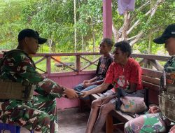 Satgas Yonif 131/Brajasakti Hadirkan Layanan Kesehatan Gratis di Perbatasan Papua