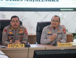 Polres Majalengka Terima Kunjungan Tim Itwasda Polda Jabar Dalam Rangka Pengawasan Ops Libas Lodaya 2025 dan Ketahanan Pangan
