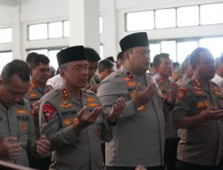 Polda Jabar, Gelar Shalat Ghaib untuk Driver Ojek Online Alm. Affan Kurniawan.