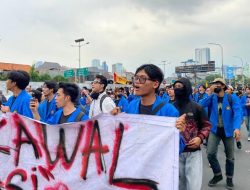 Mahasiswa Datang Usai Massa Buruh Pergi, Polisi Sebut Situasi Kondusif