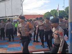 Polres Majalengka Gelar Latihan Alarm Stelling untuk Tingkatkan Kesiapsiagaan Personil