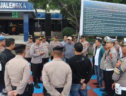 Polres Majalengka Gelar Apel Siaga, Pastikan Stabilitas Keamanan Terkendali Terkait Isu Nasional