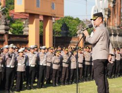 Antisipasi Demo Lanjutan, 1.521 Personel Polda Bali Ikuti Apel Siaga