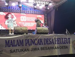 Malam Puncak Rangkaian Kegiatan Peringatan HUT RI ke-80 di Desa Heuleut