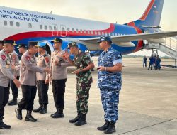 Dandim Majalengka Sambut Kedatangan Kapolri Jenderal Listyo Sigit Prabowo di BIJB Kertajati