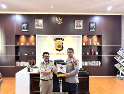 Kapolres Lhokseumawe Sambut Kunjungan Silaturahmi Kepala BPN Kota Lhokseumawe