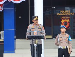 Polres Majalengka Gelar Apel Pagi untuk Tingkatkan Kedisiplinan Anggota