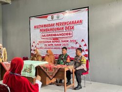 Musrenbangdes 2027 Desa Pakel, Babinsa Andong Tekankan Dukungan TNI untuk Pembangunan Desa