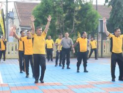 Jumat Sehat, Olahraga Rutin Polres Majalengka Upaya Jaga Kebugaran dan Kesehatan Tubuh