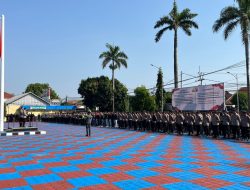 Kapolres Majalengka Pimpin Apel Kesiapan Pengamanan Aksi Unras, 312 Personil Dikerahkan
