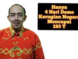Tragedi Kerusuhan Aksi Demo Massal: Hanya 4 (empat) Hari Negara Rugi mencapai 195 Trilyun, Prabowo Subianto Agar Bertindak Tepat Guna dan Cepat.