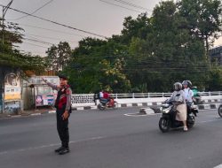 Sat Samapta Polres Majalengka Tingkatkan Ketertiban di Pagi Hari dengan Pengaturan Lalu Lintas