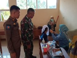 Babinsa Koramil Kadipaten Hadiri Cek Kesehatan Gratis dan Kebugaran di SMPN 2 Panyingkiran