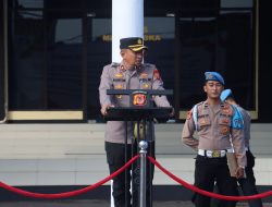 Apel Pagi Wajud Pendisiplinan Anggota Polri Sebelum Melaksanakan Kegiatan Kepolisian