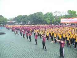 Olahraga Bersama Warnai Peringatan HUT Polwan ke-77 di Polda Jabar