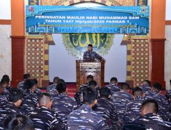 Prajurit Pasmar 1 Peringati Perayaan Maulid Nabi Muhammad SAW 1447 H/2025 M