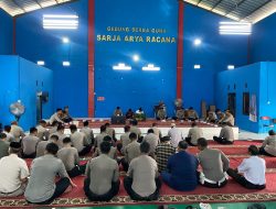 Tingkatkan Iman dan Etos Kerja, Polres Majalengka Gelar Binrohtal Rutin