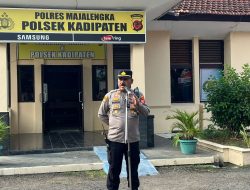 Polres Majalengka Gelar Apel Pengamanan Aksi Damai Warga Terdampak TPA di Desa Heuleut
