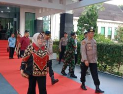 Satpamobvit Polresta Palangka Raya Amankan Kepulangan JAM Intelijen Kejaksaan RI di Bandara Tjilik Riwut