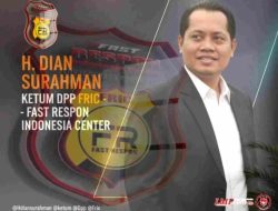 Evaluasi kerja terhadap Fast Respon Indonesia Center (FRIC) oleh Ketum H.Dian Surahman