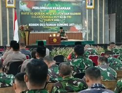 Rangkaian Perlombaan Keagamaan Meriahkan HUT Ke-80 TNI di Korem 063/SGJ