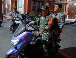 Jaga Kamtibmas, Piket Koramil 03/Serengan Bersama Linmas Patroli Wilayah