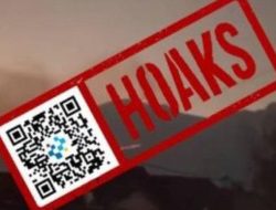 [HOAKS] Gunung Guntur Meletus