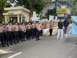 Polres Majalengka Gelar Pengamanan Aksi Unjuk Rasa LSM Generasi Anti Korupsi