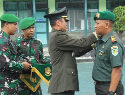 Upacara Korp Raport Kenaikan Pangkat Kodim 0617/Majalengka, Dandim Sampaikan Pesan Penting ke Prajurit