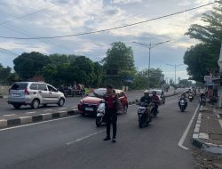 Sat Samapta Polres Majalengka Hadir di Tengah Masyarakat, Amankan Pagi dengan Pengaturan Lalu Lintas
