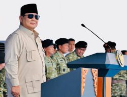 Presiden Prabowo Subianto Hadiri Acara Presidential Inspection di Kapal Perang Republik Indonesia