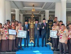 Pramuka Garuda dikukuhkan, Tahun 2025 Kwarcab Majalengka torehkan banyak Penghargaan.
