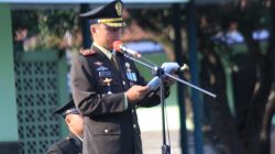 HUT ke-80 TNI, Dandim 0617/Majalengka Letkol Inf Fahmi Guruh Rahayu Pimpin Upacara di Kodim
