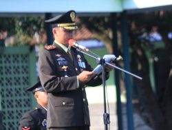 HUT ke-80 TNI, Dandim 0617/Majalengka Letkol Inf Fahmi Guruh Rahayu Pimpin Upacara di Kodim
