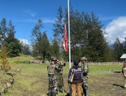 Merah Putih Kembali Berkibar di Gome: Satgas Yonif 700/WYC Wujudkan Rindu Panjang Warga Akan Simbol Negara