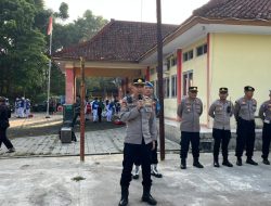 PLH Kabag Ops Polres Majalengka AKP Endoy Sahru Pimpin Apel Pengamanan Pembukaan MTQ ke-55 di Kecamatan Sindang