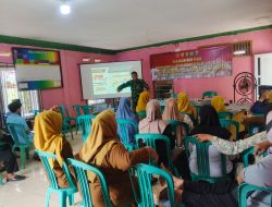 Danramil 0101/Pandeglang Kapten Inf Dedi Bonar Sirait Berikan Penyuluhan Wawasan Kebangsaan di Desa Cikentrung dalam Rangka TMMD ke-126
