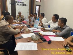 Kasiwas Polres Majalengka AKP Dodo Haryanto Berikan Arahan Terkait SP4LAPOR kepada PNPP