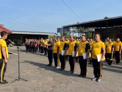 Polres Majalengka Mantapkan Kesiapan Personel Jelang Samjas dengan Apel Pagi