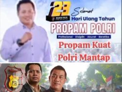 Seluruh Jajaran Fast Respon Indonesia Center, Ucapkan Selamat Hari Jadi Propam.