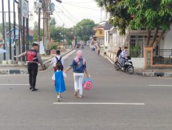 Responsif dan Humanis, Sat Samapta Majalengka Kawal Mobilitas Pagi Masyarakat