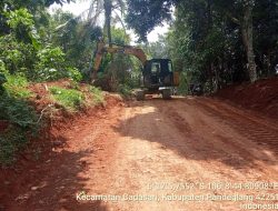 Satgas TMMD ke-126 Kodim 0601/Pandeglang Rampungkan Pembukaan Jalan Sepanjang 970 Meter di Hari ke-12 Pelaksanaan
