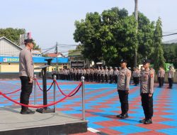 Wakapolres Majalengka Pimpin Apel Jam Pimpinan, Tekankan Larangan Gaya Hidup Hedon bagi PNPP dan Keluarga