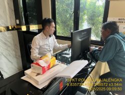 SPKT Polres Majalengka Terima Laporan Kehilangan STNK dari Warga