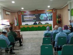 Danramil 03/Serengan Bekali Mahasiswa Wawasan Manajemen Kepemimpinan Organisasi