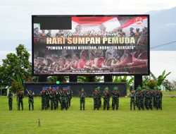 Kodam Kasuari Gelar Upacara Peringatan ke-97 Hari Sumpah Pemuda “Pemuda Pemudi Bergerak, Indonesia Bersatu”