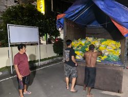 Polsek Cikijing Terima 750Kg Beras Program Gerakan Pangan Murah untuk Didistribusikan Kepada Warga
