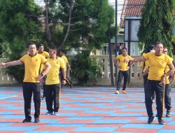 Polres Majalengka Laksanakan Olahraga Pagi Bersama untuk Jaga Kebugaran dan Kekompakan Personel