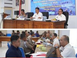Ditpolairud Polda Jambi Terima Kunjungan Tim Audit Itwasda Polda Jambi Tahap II Tahun 2025