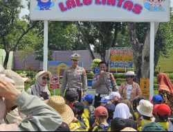Sat Lantas Polres Majalengka Gelar Kegiatan Polsanak Bersama TK Ade Irma Suryani